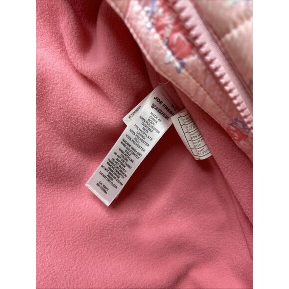 Joe Fresh Snow Suit Baby Toddler Size 18-24 Months Girls Pink One Piece Hooded - Picture 6 of 11